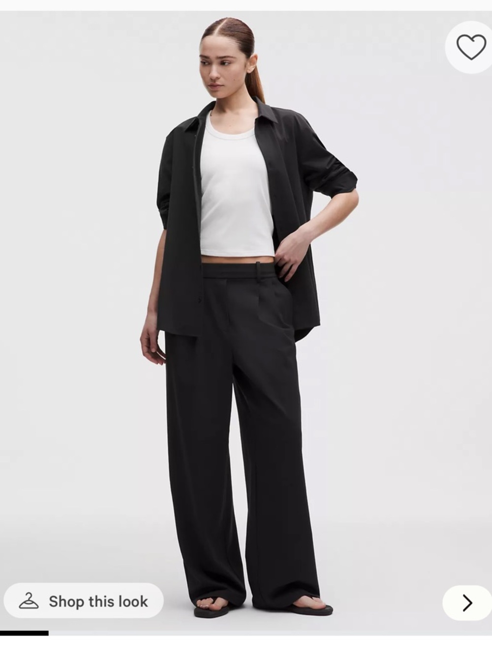Lululemon Daydrift High Rise Wide Leg Trouser 30’ inseam